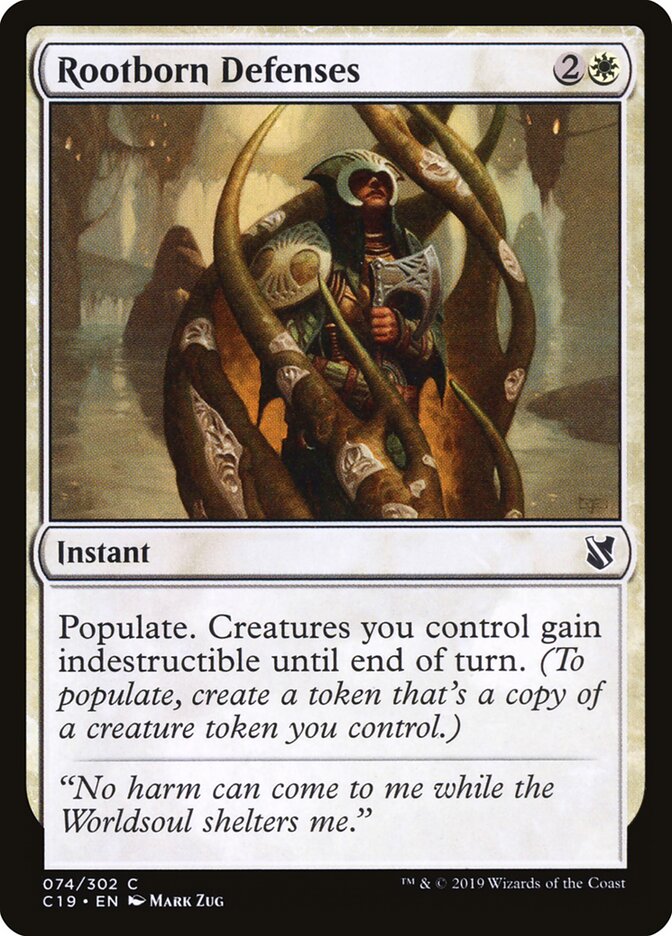 Rootborn Defenses (74) - Commander 2019 (C19)