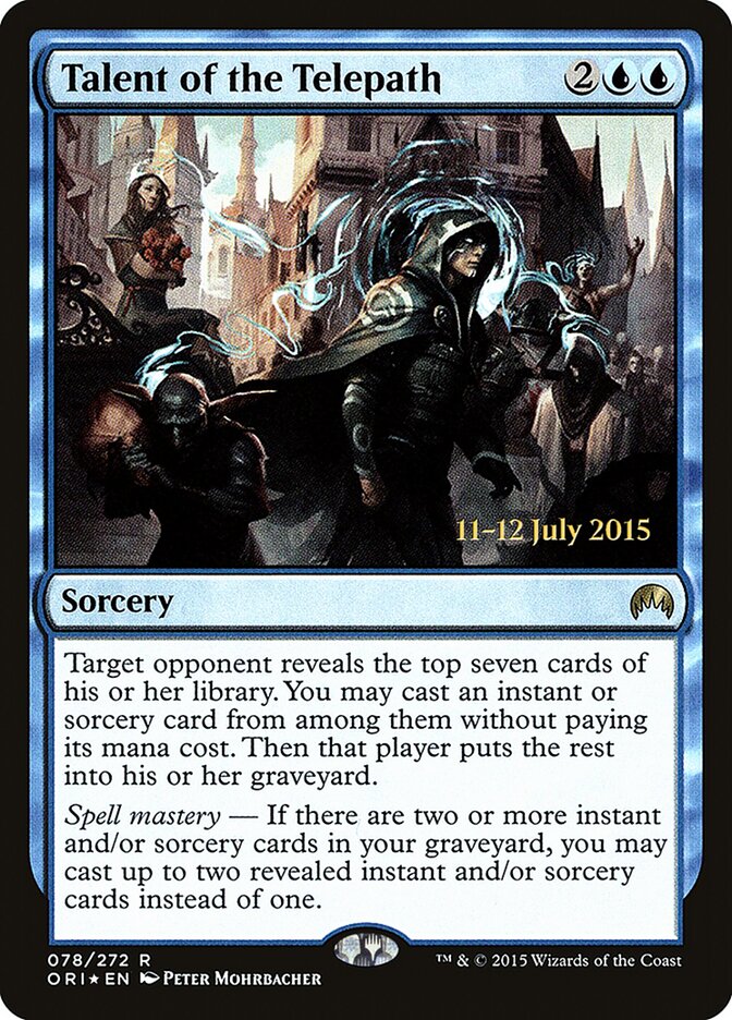 Talent of the Telepath (78s) - Magic Origins Promos (PORI)
