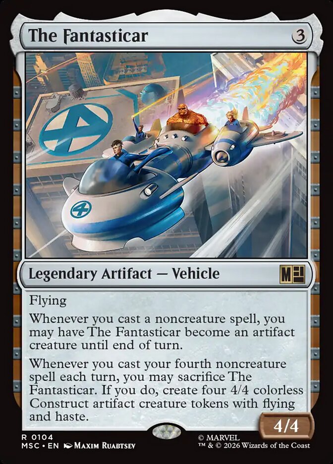 The Fantasticar (104) - Marvel Super Heroes Commander (MSC)