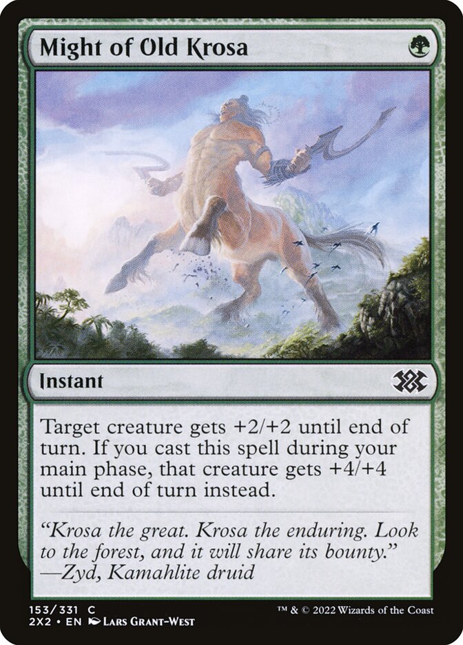 Might of Old Krosa (153) - Double Masters 2022 (2X2)