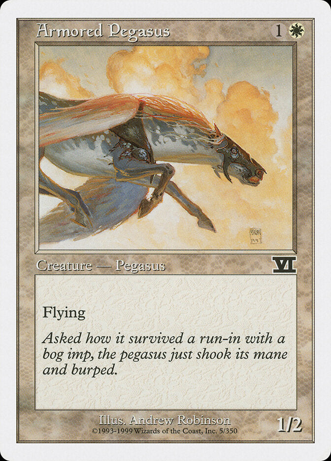 Armored Pegasus (5) - Classic Sixth Edition (6ED)