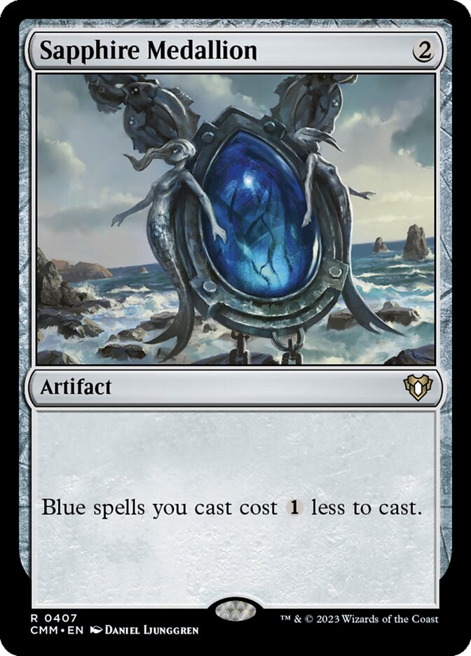 Sapphire Medallion (407) - Commander Masters (CMM)