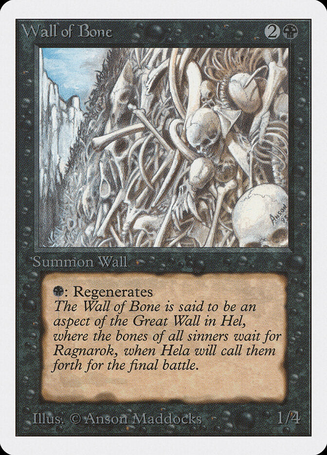 Wall of Bone (133) - Unlimited Edition (2ED)
