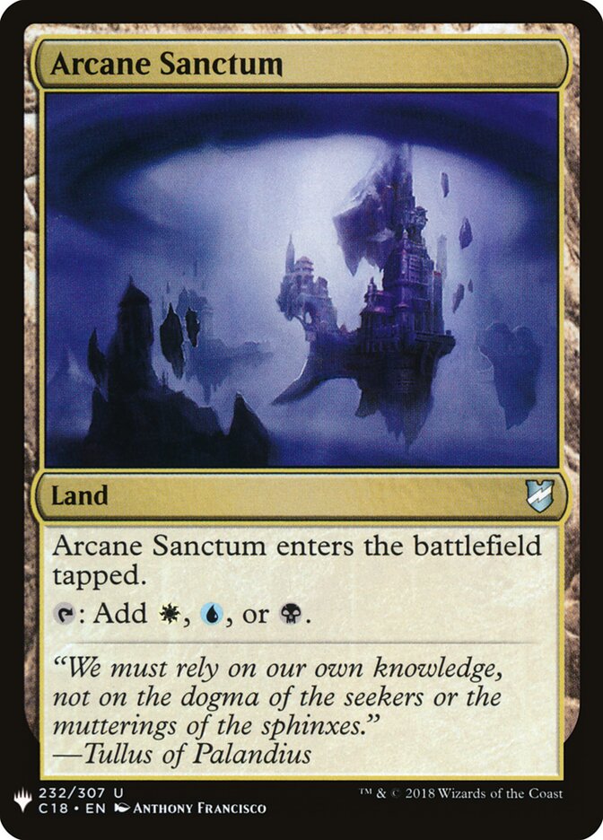 Arcane Sanctum (C18-232) - The List (PLST)