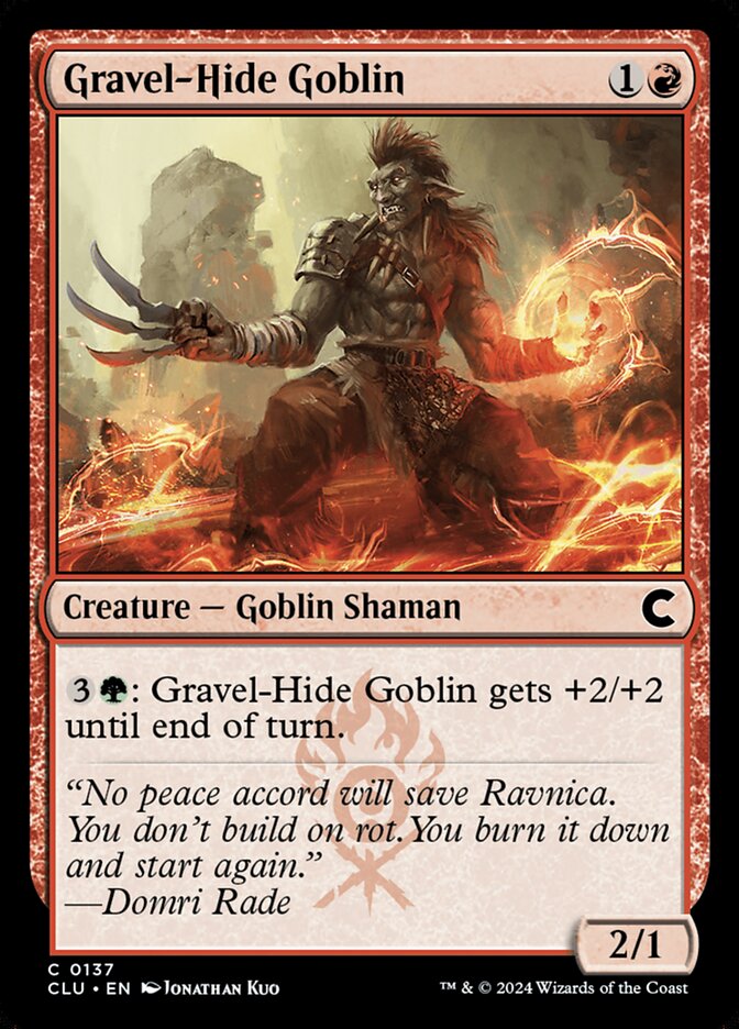 Gravel-Hide Goblin (137) - Ravnica: Clue Edition (CLU)