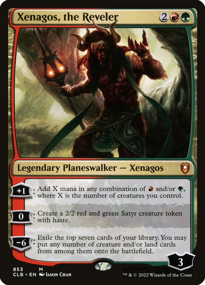 Xenagos, the Reveler (853) - Commander Legends: Battle for Baldur's Gate (CLB)