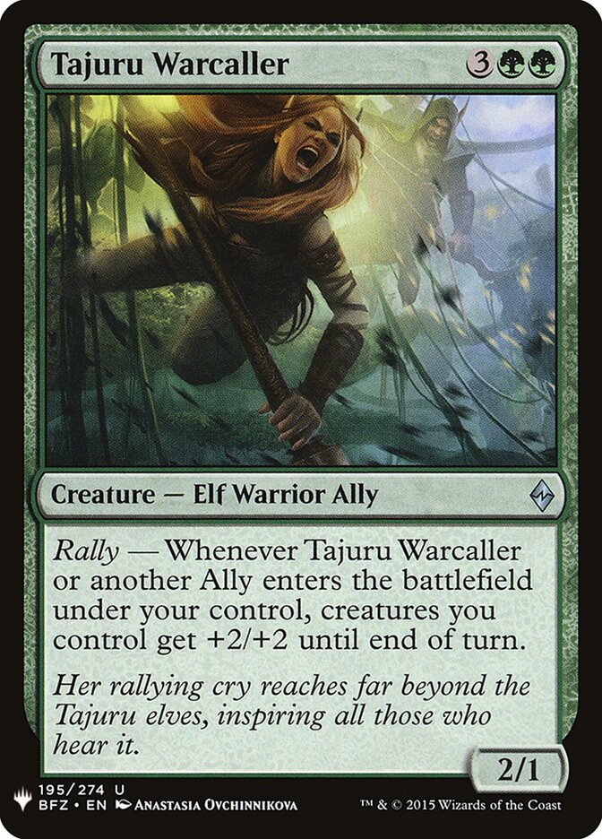 Tajuru Warcaller (BFZ-195) - The List (PLST)