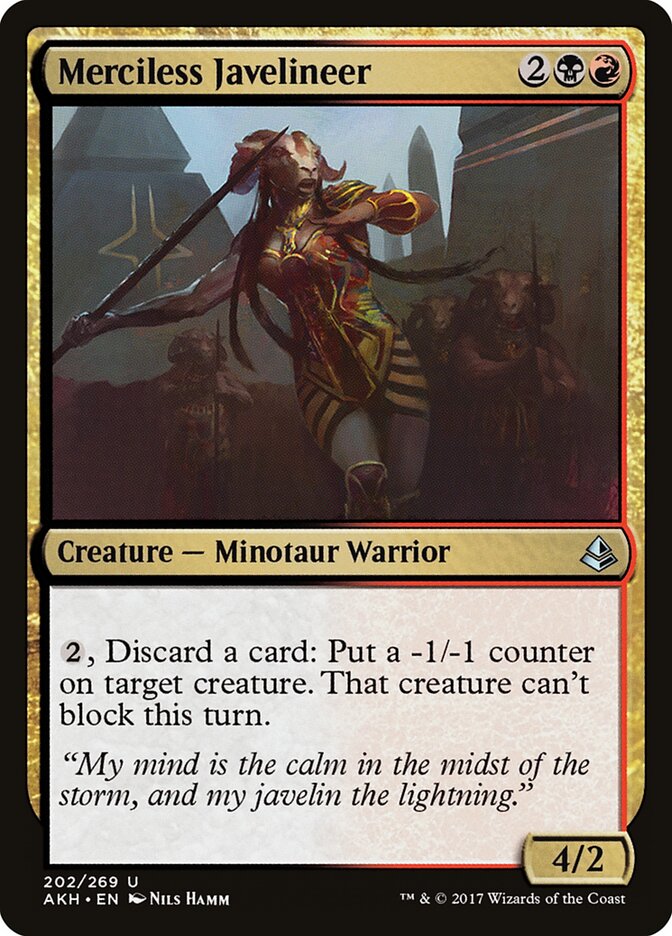 Merciless Javelineer (202) - Amonkhet (AKH)