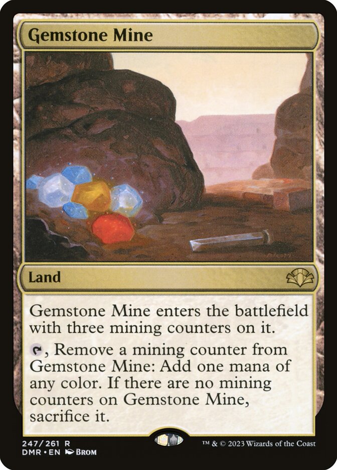 Gemstone Mine (247) - Dominaria Remastered (DMR)