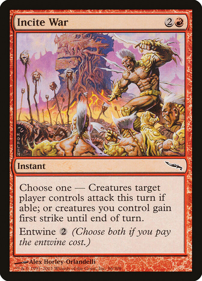 Incite War (96) - Mirrodin (MRD)