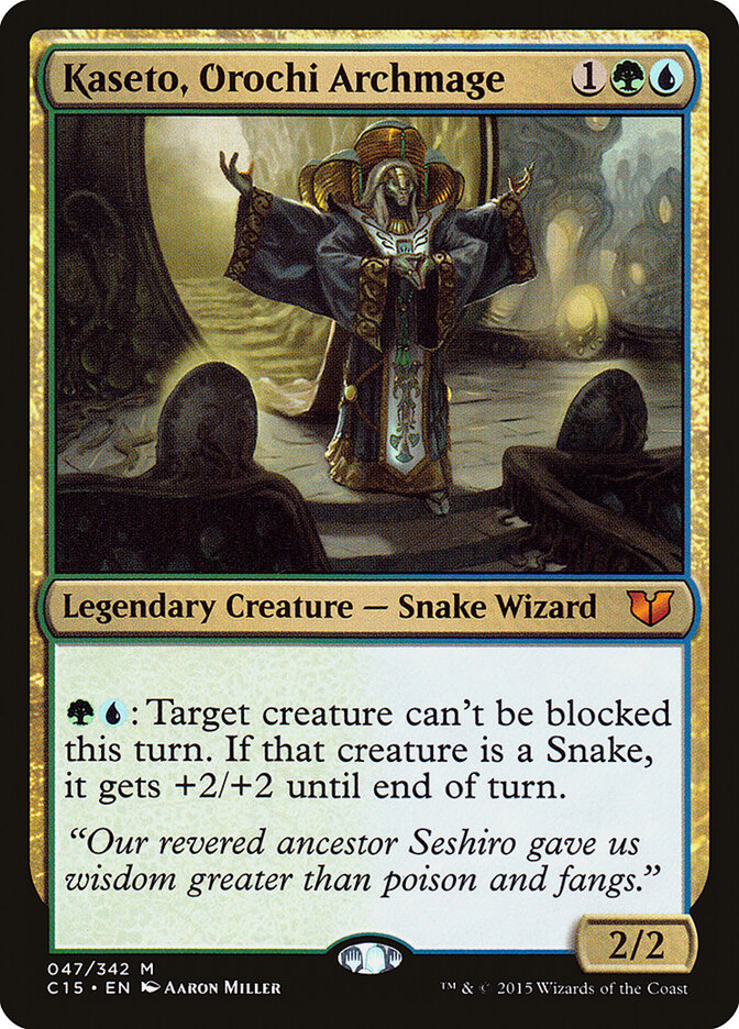 Kaseto, Orochi Archmage (47) - Commander 2015 (C15)
