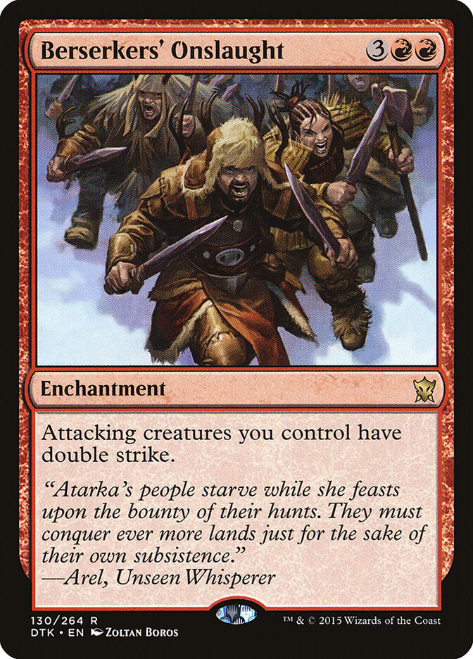 Berserkers' Onslaught (130) - Dragons of Tarkir (DTK)
