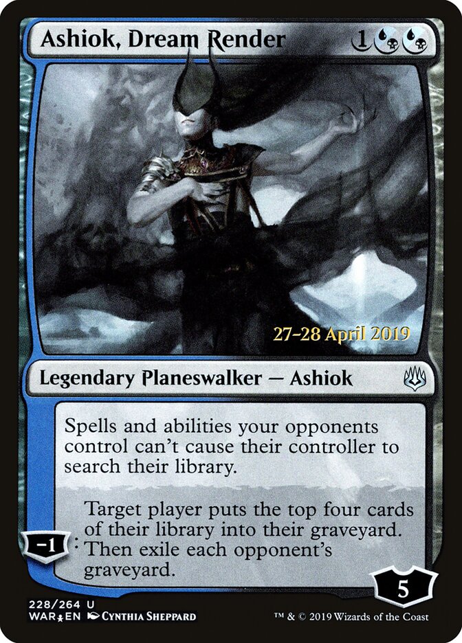 Ashiok, Dream Render (228s) - War of the Spark Promos (PWAR)