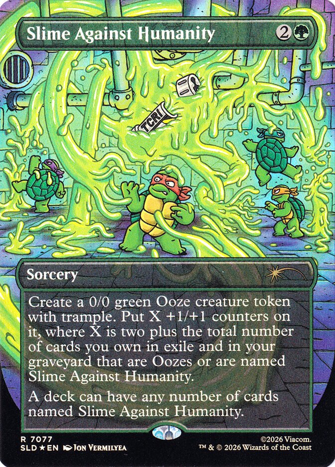 Slime Against Humanity (7077) - Secret Lair Drop (SLD)