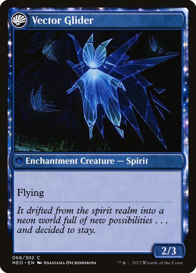 The Modern Age // Vector Glider (66) - Kamigawa: Neon Dynasty (NEO)