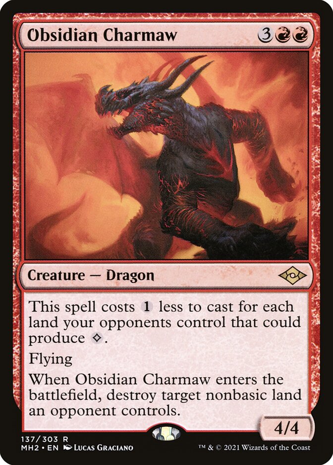 Obsidian Charmaw (137) - Modern Horizons 2 (MH2)