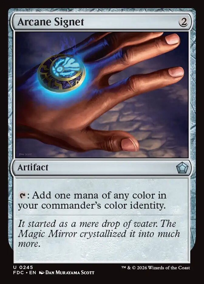 Arcane Signet (245) - Foundations Commander (FDC)