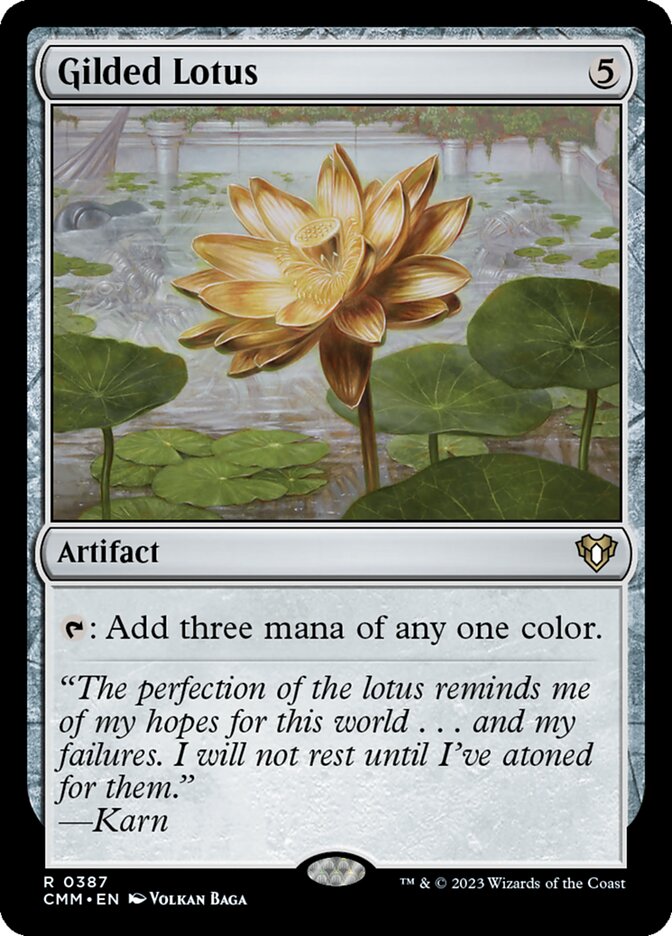 Gilded Lotus (387) - Commander Masters (CMM)