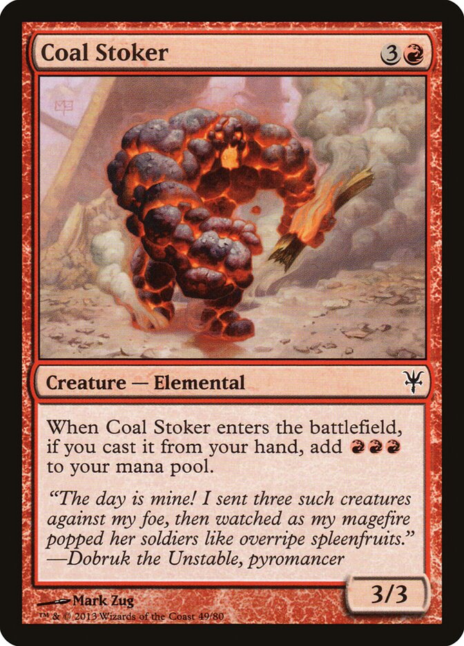 Coal Stoker (49) - Duel Decks: Sorin vs. Tibalt (DDK)