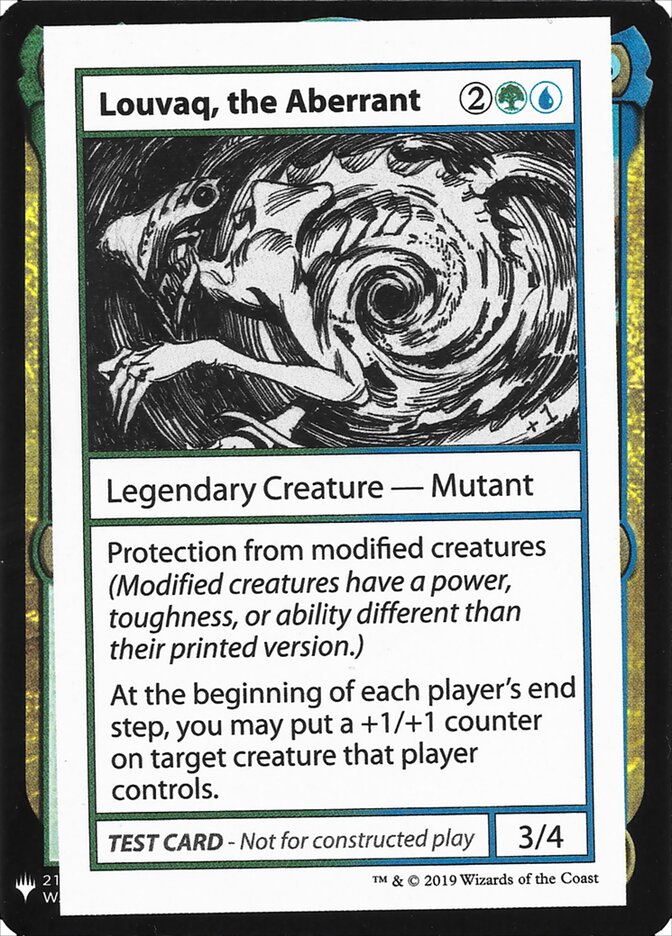 Louvaq, the Aberrant (95) - Mystery Booster Playtest Cards 2019 (CMB1)