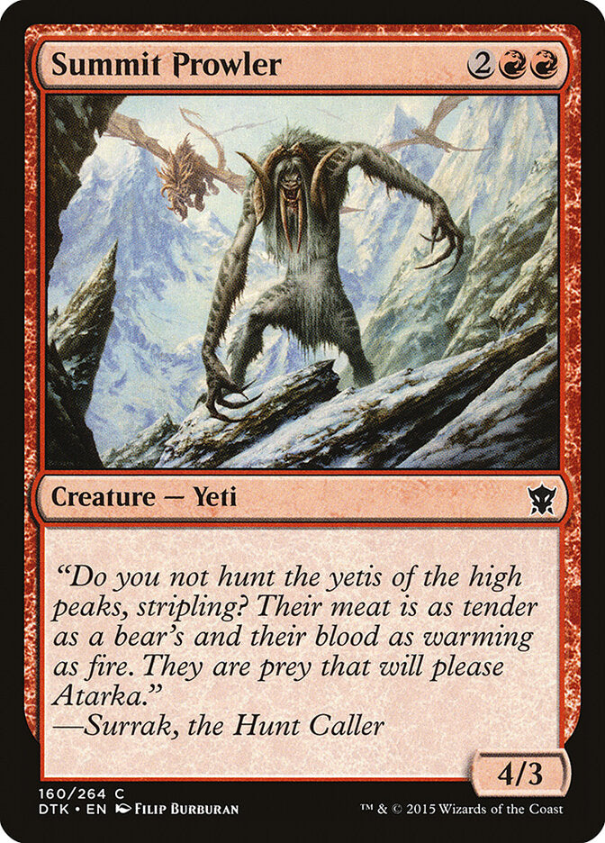 Summit Prowler (160) - Dragons of Tarkir (DTK)