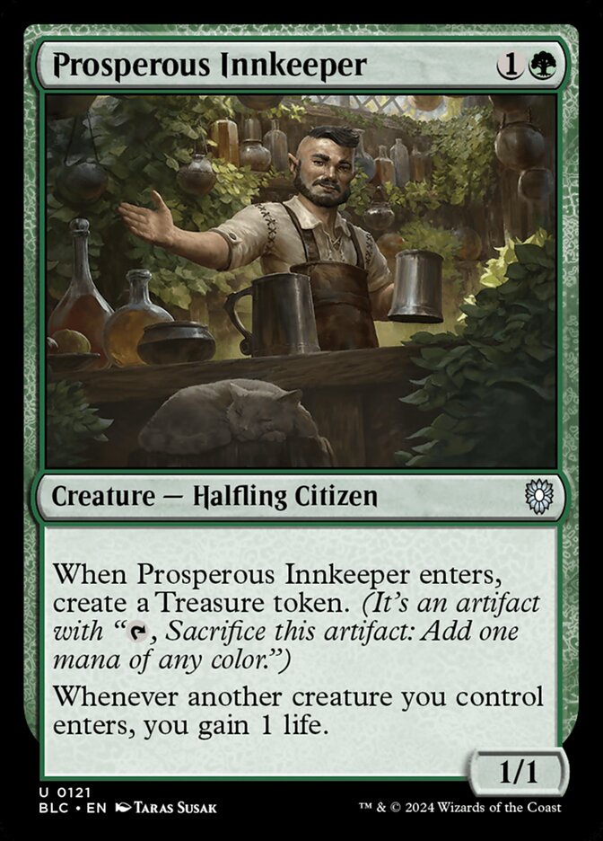 Prosperous Innkeeper (121) - Bloomburrow Commander (BLC)