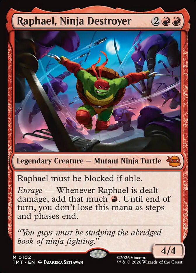 Raphael, Ninja Destroyer (102) - Teenage Mutant Ninja Turtles (TMT)