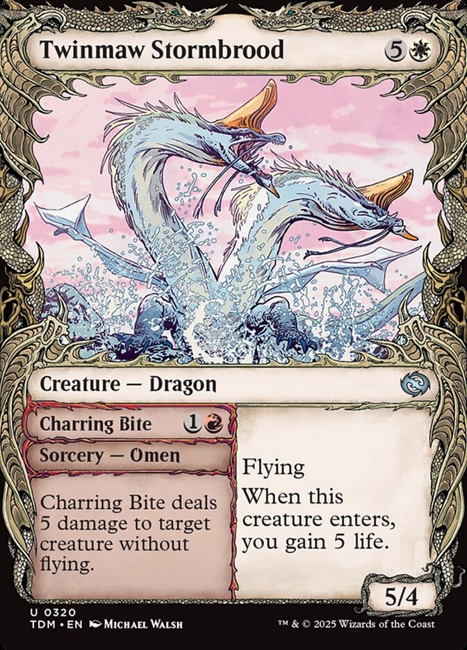 Twinmaw Stormbrood // Charring Bite (320) - Tarkir: Dragonstorm (TDM)