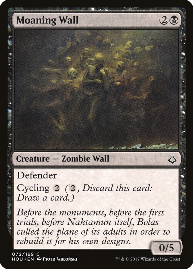 Moaning Wall (72) - Hour of Devastation (HOU)