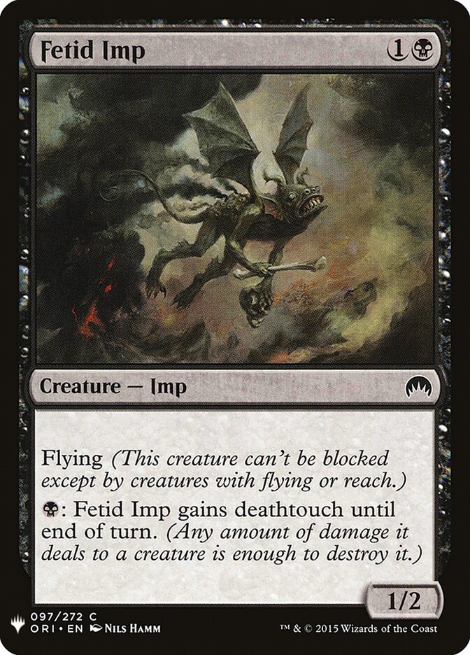 Fetid Imp (ORI-97) - The List (PLST)