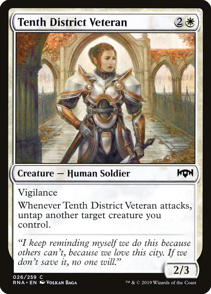 Tenth District Veteran (26) - Ravnica Allegiance (RNA)
