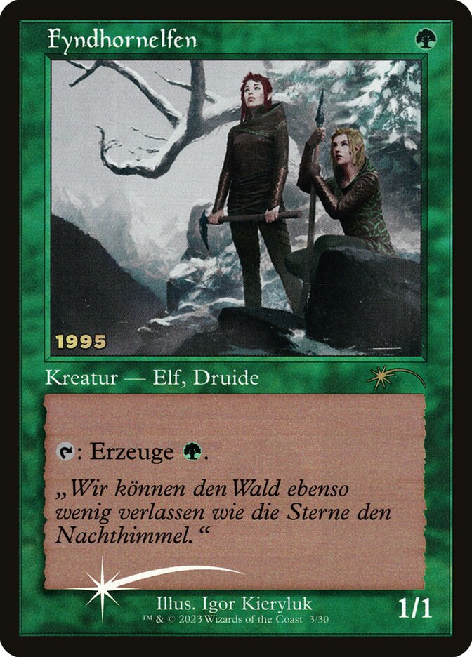 Fyndhornelfen - Fyndhorn Elves (3) - 30th Anniversary Play Promos (P30A)