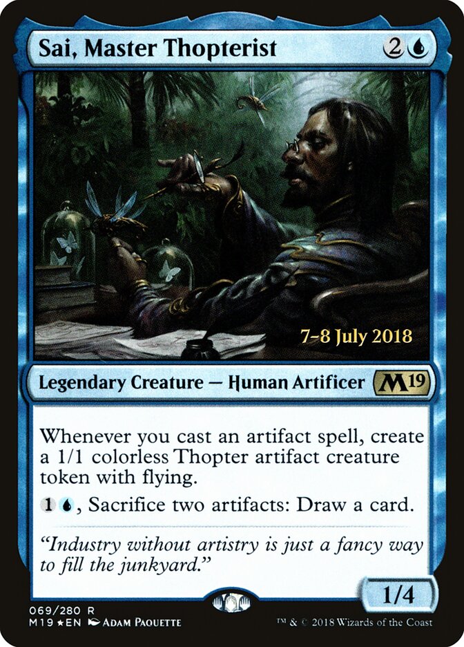 Sai, Master Thopterist (69s) - Core Set 2019 Promos (PM19)