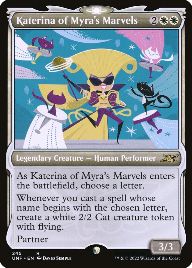 Katerina of Myra's Marvels (245) - Unfinity (UNF)