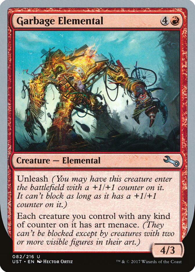 Garbage Elemental (82e) - Unstable (UST)