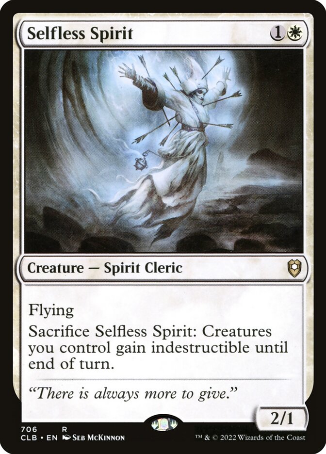 Selfless Spirit (706) - Commander Legends: Battle for Baldur's Gate (CLB)