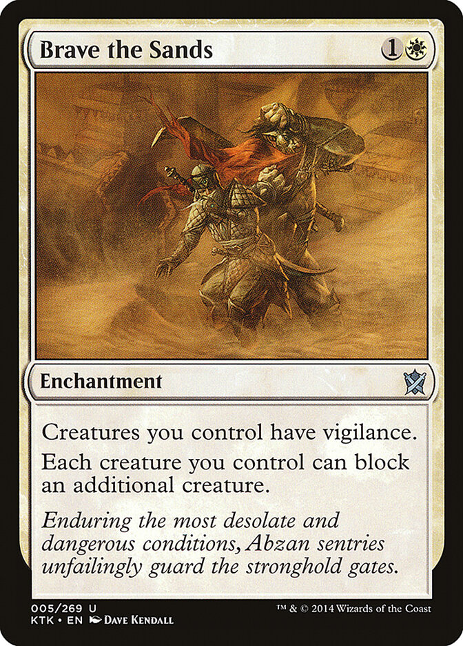 Brave the Sands (5) - Khans of Tarkir (KTK)