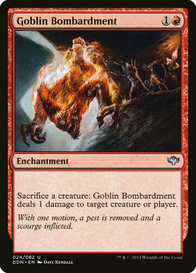 Goblin Bombardment (24) - Duel Decks: Speed vs. Cunning (DDN)