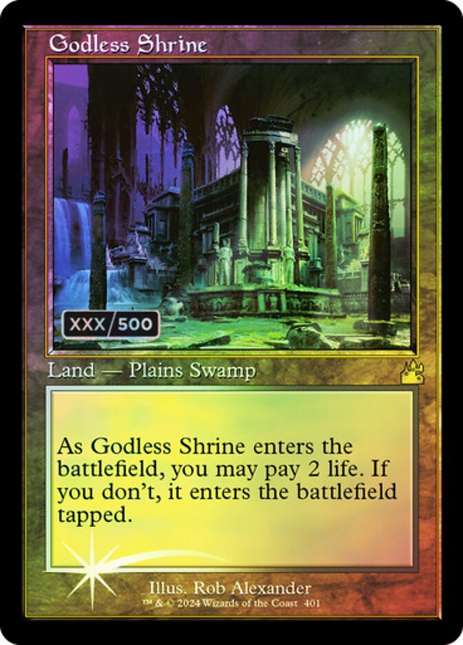 Godless Shrine (401z) - Ravnica Remastered (RVR)