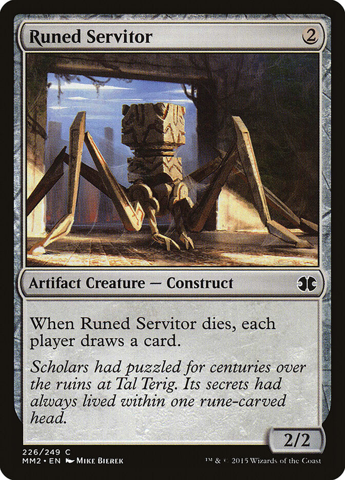 Runed Servitor (226) - Modern Masters 2015 (MM2)