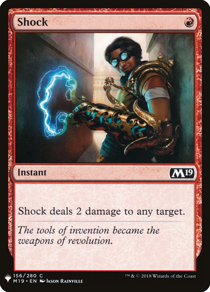 Shock (M19-156) - The List (PLST)