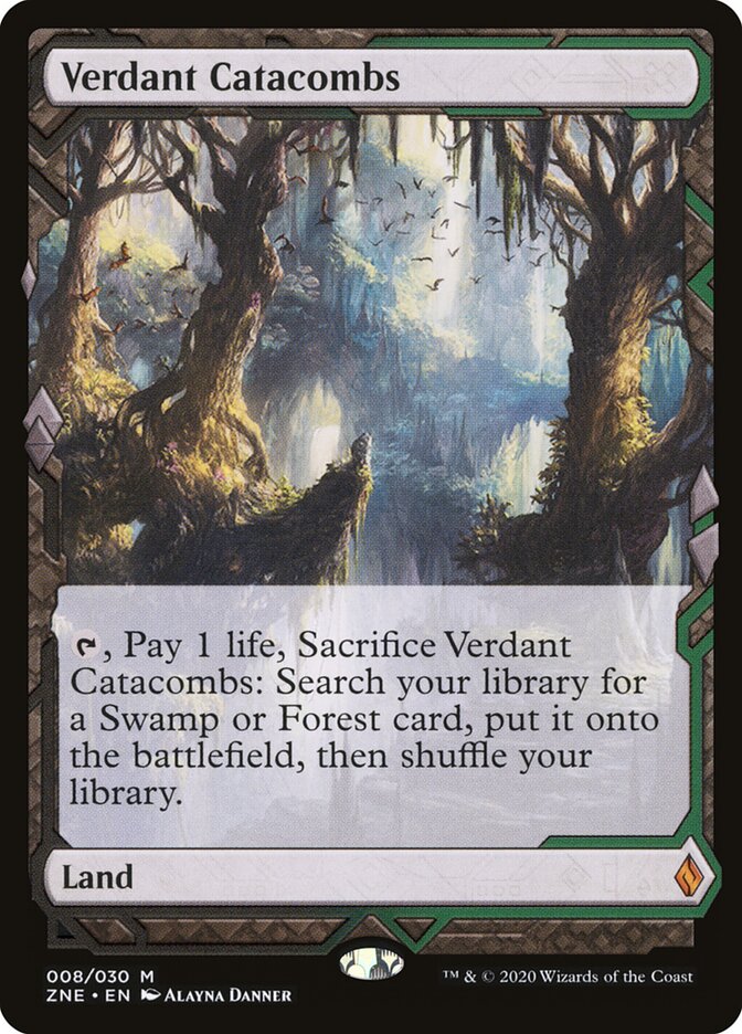 Verdant Catacombs (8) - Zendikar Rising Expeditions (ZNE)