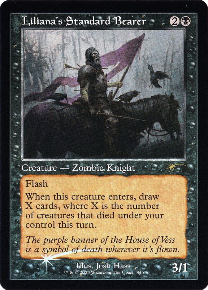 Liliana's Standard Bearer (845) - Secret Lair Drop (SLD)