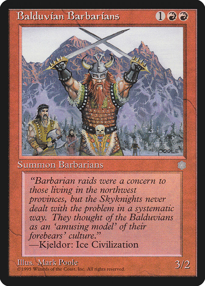 Balduvian Barbarians (172) - Ice Age (ICE)