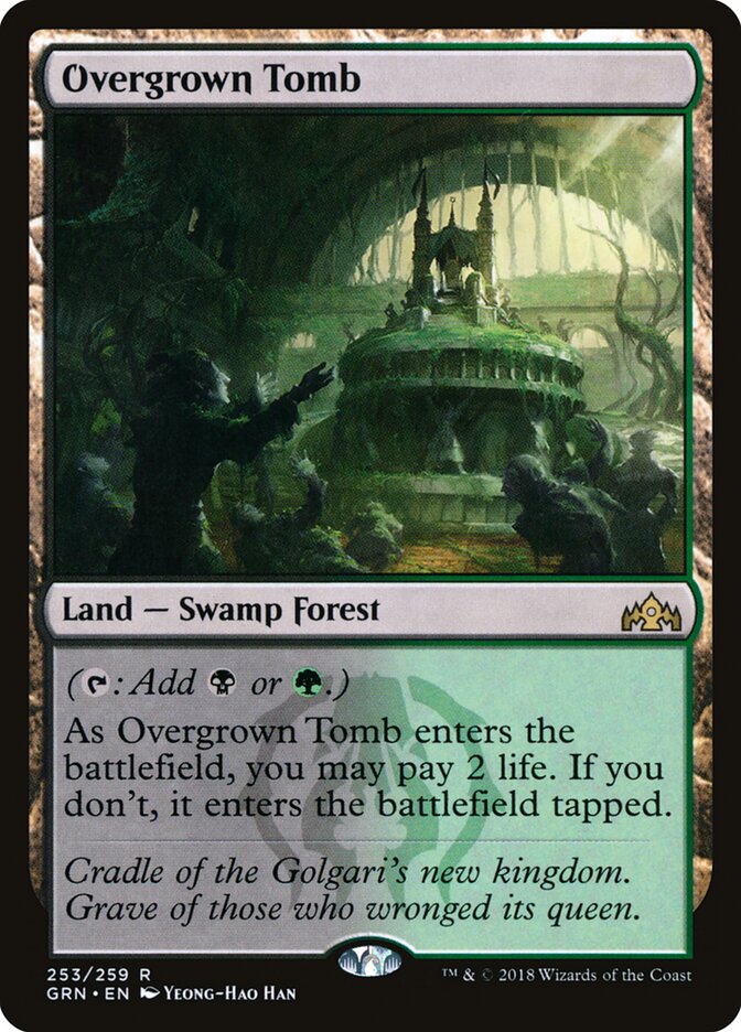Overgrown Tomb (253) - Guilds of Ravnica (GRN)