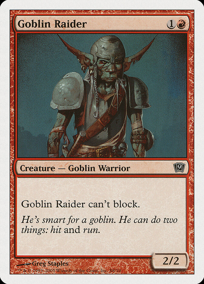 Goblin Raider (S8) - Ninth Edition (9ED)