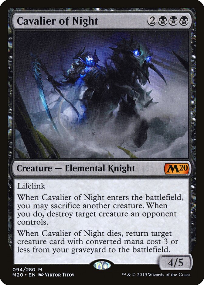 Cavalier of Night (94) - Core Set 2020 (M20)