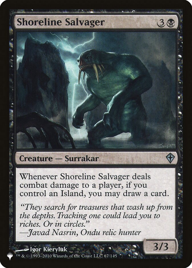Shoreline Salvager (WWK-67) - The List (PLST)