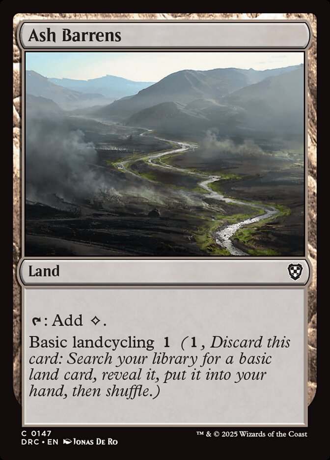 Ash Barrens - Aetherdrift Commander (DRC)