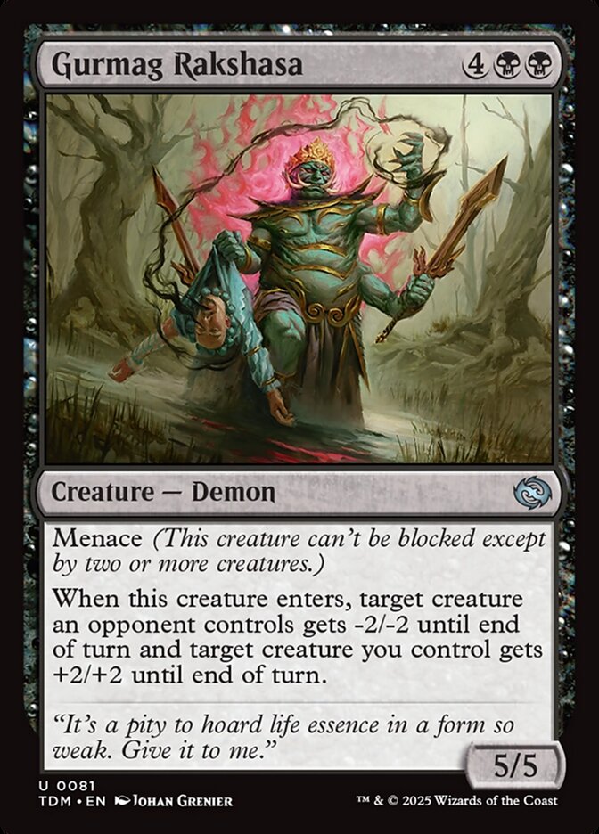 Gurmag Rakshasa (81) - Tarkir: Dragonstorm (TDM)